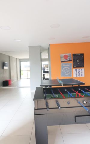 Apartamento para alugar com 39m², 2 quartos e 1 vagaÁrea comum - Sala de jogos