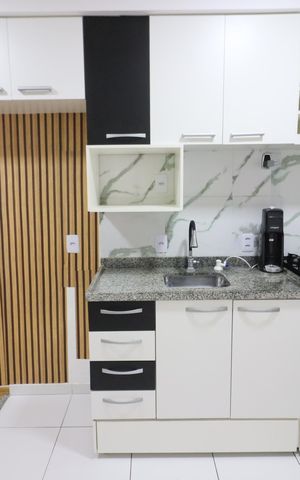 Apartamento para alugar com 39m², 2 quartos e 1 vagaSala/Cozinha