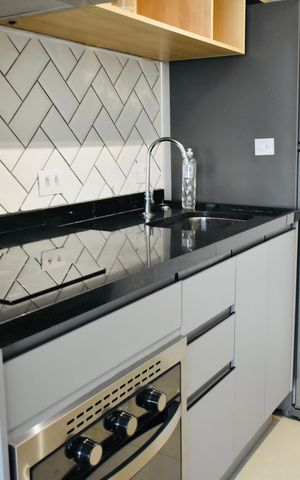 Apartamento para alugar com 37m², 1 quarto e sem vaga Apartamento para alugar com 37m², 1 quarto e sem vagaCozinha