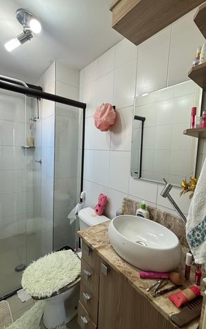 Apartamento à venda com 57m², 2 quartos e 1 vaga Apartamento à venda com 57m², 2 quartos e 1 vagaBanheiro