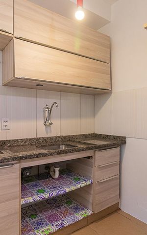 Apartamento à venda com 39m², 1 quarto e sem vagaCozinha
