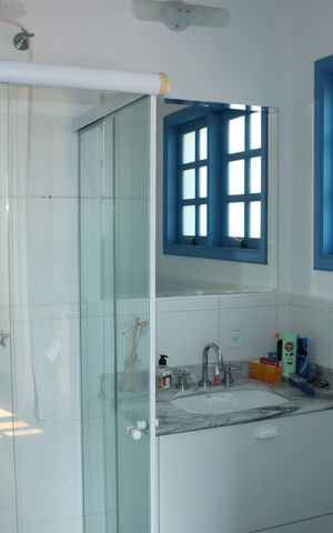Casa de condomínio para alugar com 300m², 5 quartos e 4 vagasBanheiro da Suíte 3