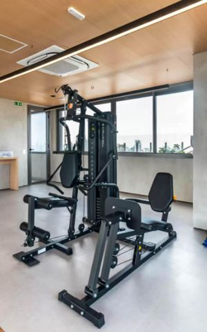 Studio à venda com 30m², 1 quarto e sem vaga Studio à venda com 30m², 1 quarto e sem vagaAcademia