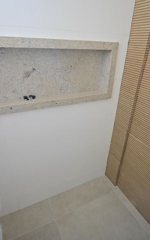 Casa de condomínio para alugar com 153m², 3 quartos e 2 vagas Casa de condomínio para alugar com 153m², 3 quartos e 2 vagasBanheiro do Quarto 1