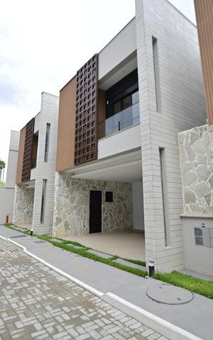 Casa de condomínio para alugar com 153m², 3 quartos e 2 vagasFachada da Casa