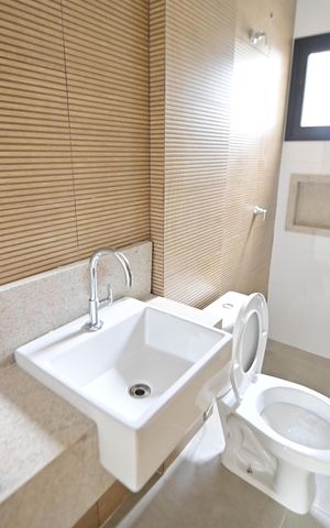 Casa de condomínio para alugar com 153m², 3 quartos e 2 vagasBanheiro Suíte 2