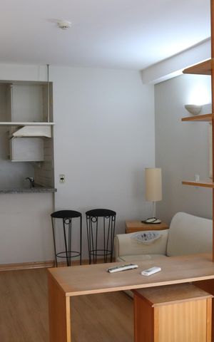 Apartamento para alugar com 28m², 1 quarto e 1 vagaQuarto