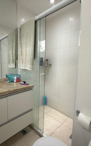 Apartamento para alugar com 94m², 3 quartos e 2 vagas Apartamento para alugar com 94m², 3 quartos e 2 vagasBanheiro 2