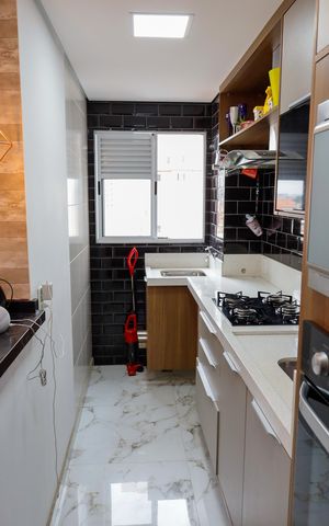 Studio à venda com 37m², 1 quarto e 1 vagaCozinha
