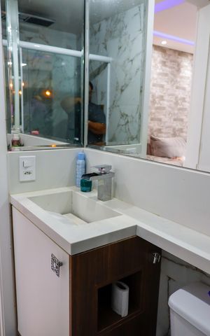 Studio à venda com 37m², 1 quarto e 1 vagaBanheiro