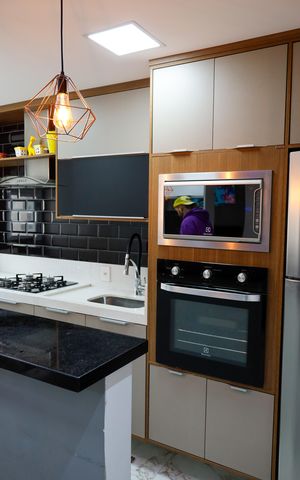 Studio à venda com 37m², 1 quarto e 1 vagaCozinha