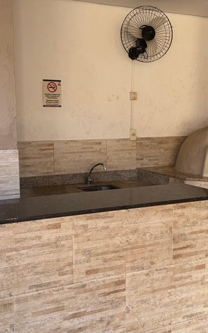 Apartamento à venda com 5m², 2 quartos e 1 vaga Apartamento à venda com 5m², 2 quartos e 1 vagaÁrea comum - Churrasqueira