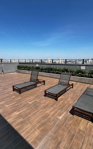 Studio à venda com 26m², 1 quarto e sem vaga Studio à venda com 26m², 1 quarto e sem vagaÁrea comum - Piscina