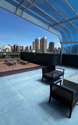 Studio à venda com 26m², 1 quarto e sem vaga Studio à venda com 26m², 1 quarto e sem vagaÁrea comum - Piscina