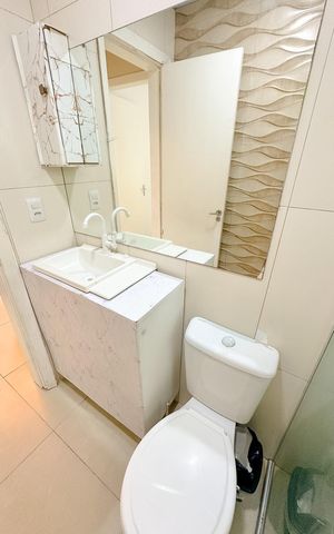 Apartamento para alugar com 65m², 2 quartos e 1 vagaBanheiro