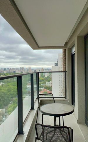 Apartamento à venda com 41m², 1 quarto e 1 vaga Apartamento à venda com 41m², 1 quarto e 1 vagaVaranda
