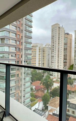 Apartamento à venda com 41m², 1 quarto e 1 vaga Apartamento à venda com 41m², 1 quarto e 1 vagaVaranda