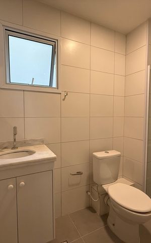 Studio para alugar com 49m², 1 quarto e sem vaga Studio para alugar com 49m², 1 quarto e sem vagaBanheiro social