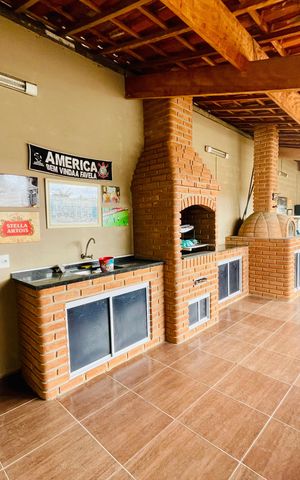 Casa de condomínio para alugar com 150m², 2 quartos e 2 vagasChurrasqueira