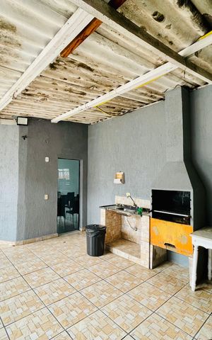 Casa de condomínio para alugar com 150m², 2 quartos e 2 vagasÁrea comum - Churrasqueira