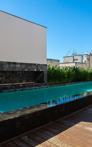 Studio à venda com 24m², 1 quarto e sem vaga Studio à venda com 24m², 1 quarto e sem vagaÁrea comum - Piscina