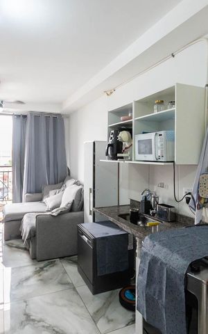 Apartamento para alugar com 32m², 1 quarto e sem vagaCozinha e Área de Serviço