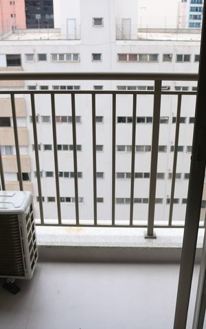 Studio para alugar com 24m², 1 quarto e sem vagaVaranda