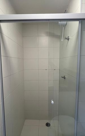 Studio para alugar com 24m², 1 quarto e sem vaga Studio para alugar com 24m², 1 quarto e sem vagaBanheiro Social