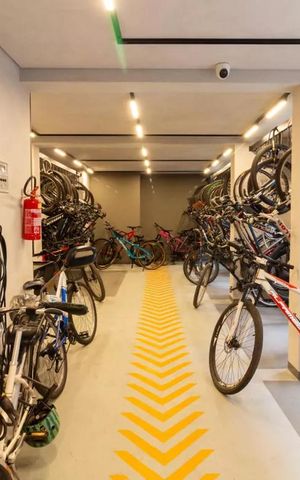 Studio para alugar com 24m², 1 quarto e sem vaga Studio para alugar com 24m², 1 quarto e sem vagaÁrea comum - Bicicletário