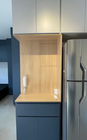 Studio para alugar com 24m², 1 quarto e sem vaga Studio para alugar com 24m², 1 quarto e sem vagaCozinha
