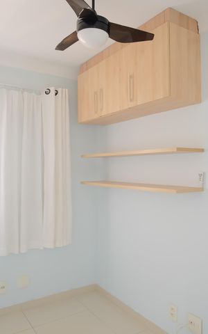 Apartamento para alugar com 72m², 3 quartos e 2 vagasQuarto 2