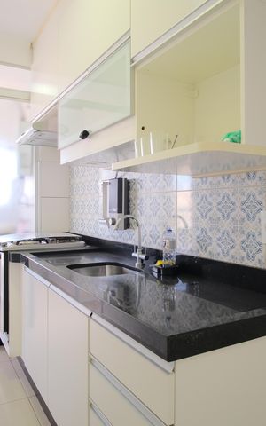 Apartamento para alugar com 72m², 3 quartos e 2 vagasCozinha
