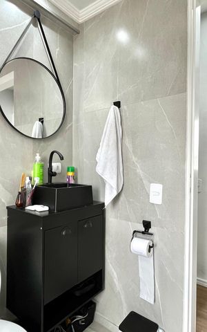 Apartamento à venda com 75m², 3 quartos e 1 vaga Apartamento à venda com 75m², 3 quartos e 1 vagaBanheiro Social