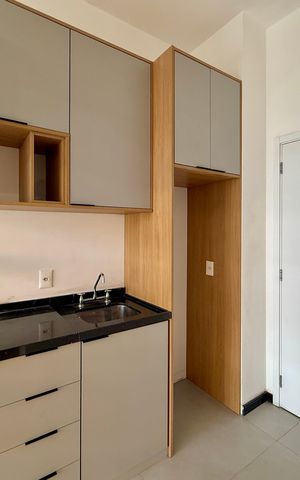 Studio à venda com 32m², 1 quarto e sem vaga Studio à venda com 32m², 1 quarto e sem vagaCozinha