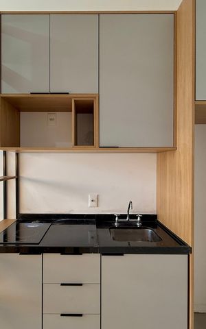 Studio à venda com 32m², 1 quarto e sem vaga Studio à venda com 32m², 1 quarto e sem vagaCozinha