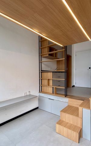 Studio à venda com 32m², 1 quarto e sem vaga Studio à venda com 32m², 1 quarto e sem vagaSala