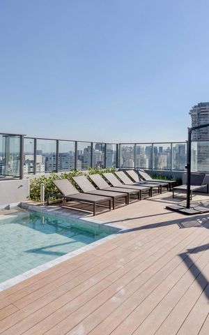 Studio à venda com 32m², 1 quarto e sem vaga Studio à venda com 32m², 1 quarto e sem vagaPiscina