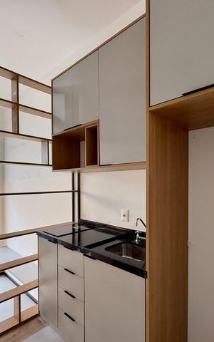 Studio à venda com 32m², 1 quarto e sem vaga Studio à venda com 32m², 1 quarto e sem vagaCozinha
