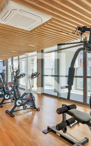 Studio à venda com 32m², 1 quarto e sem vaga Studio à venda com 32m², 1 quarto e sem vagaAcademia