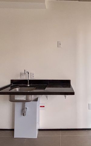Studio para alugar com 33m², 1 quarto e sem vaga Studio para alugar com 33m², 1 quarto e sem vagaCozinha