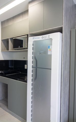 Studio para alugar com 24m², 1 quarto e sem vaga Studio para alugar com 24m², 1 quarto e sem vagaCozinha