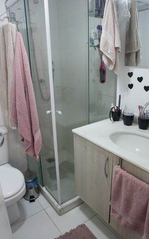 Apartamento à venda com 109m², 3 quartos e 2 vagasBanheiro da Suíte