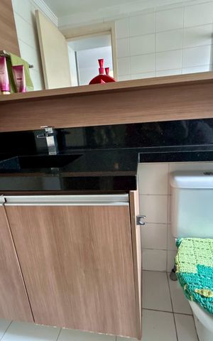 Apartamento à venda com 128m², 3 quartos e 3 vagas Apartamento à venda com 128m², 3 quartos e 3 vagasBanheiro da Suíte 1