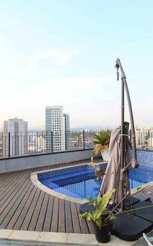 Apartamento para alugar com 210m², 3 quartos e 3 vagasCobertura - Área Externa