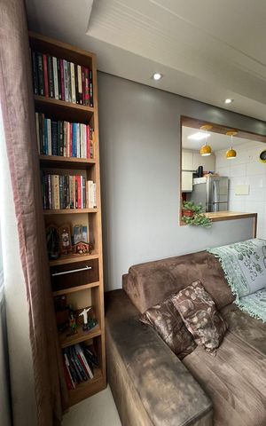 Apartamento à venda com 47m², 2 quartos e 1 vaga Apartamento à venda com 47m², 2 quartos e 1 vagaSala