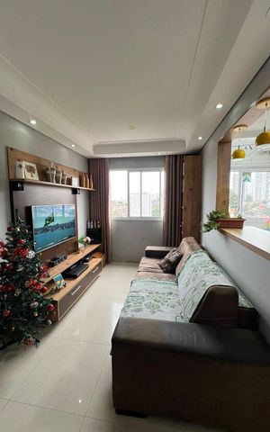 Apartamento à venda com 47m², 2 quartos e 1 vaga Apartamento à venda com 47m², 2 quartos e 1 vagaSala