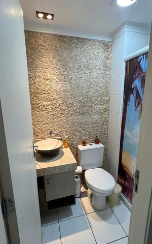 Apartamento à venda com 47m², 2 quartos e 1 vaga Apartamento à venda com 47m², 2 quartos e 1 vagaBanheiro