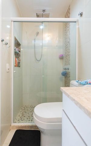 Apartamento à venda com 80m², 2 quartos e 1 vagaBanheiro Suíte