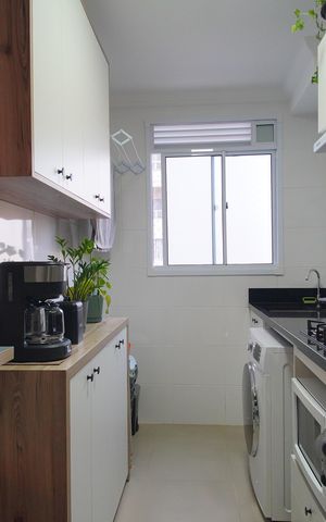 Apartamento à venda com 49m², 2 quartos e 1 vagaCozinha