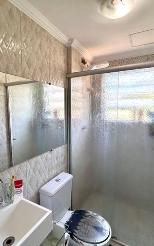 Apartamento para alugar com 47m², 2 quartos e 1 vaga Apartamento para alugar com 47m², 2 quartos e 1 vagaBanheiro Social